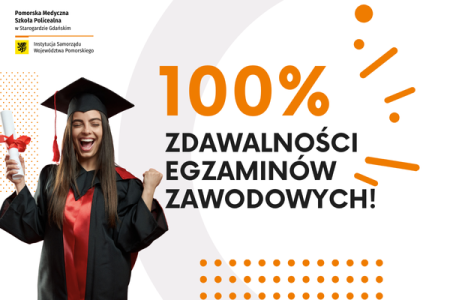 100% zdawalność egzaminów zawodowych - wyniki już dostępne!