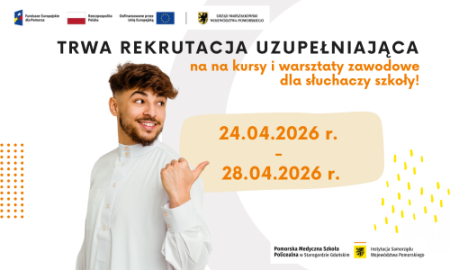 Nabór uzupełniający na kursy i warsztaty zawodowe realizowane w 2026 roku w ramach projekt