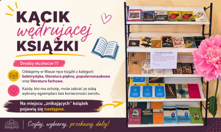 KĄCIK WĘDRUJĄCEJ KSIĄŻKI 