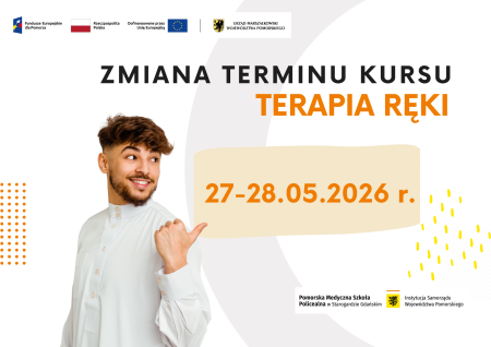 Zmiana terminu kursu terapia ręki
