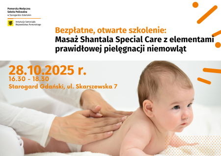 Bezpłatne szkolenie: Masaż Shantala Special Care z elementami prawidłowej pielęgnacji niem