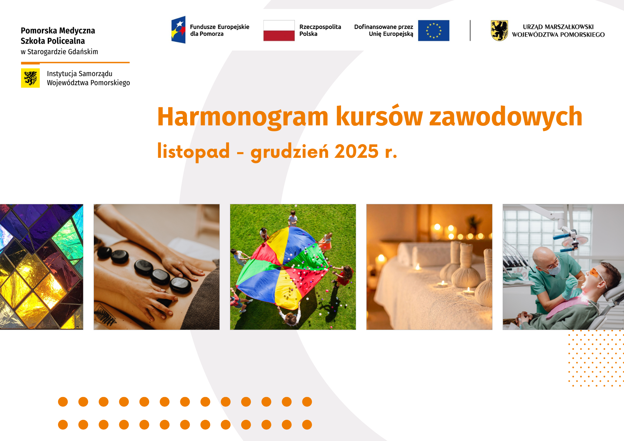 Aktualizacja harmonogramu kursów i warsztatów zawodowych: listopad - grudzień 2025 r.